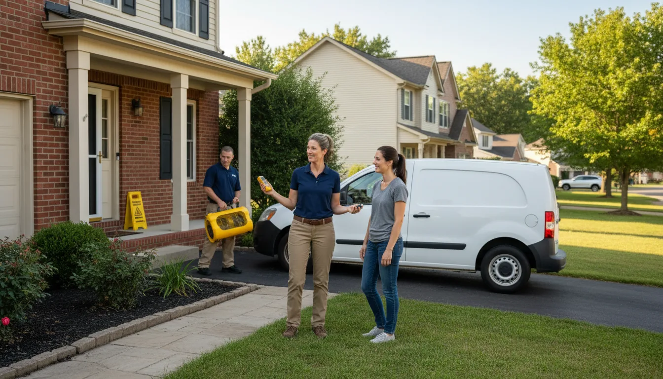Water restoration image for Water Damage & Restoration Services in Belcourt, ND
